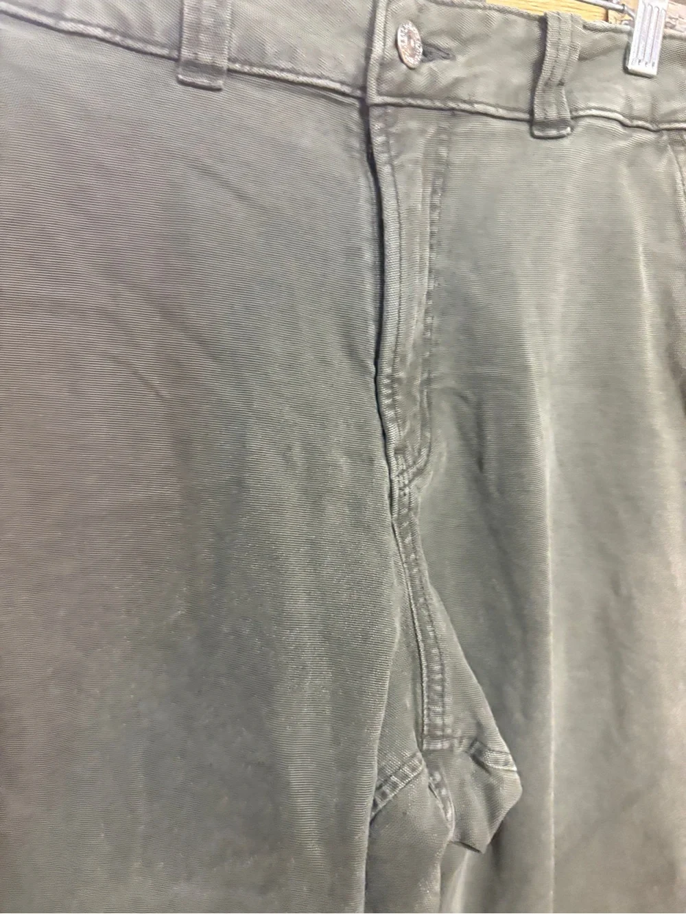 Abercrombie & fitch athletic loose fit green pants size 33